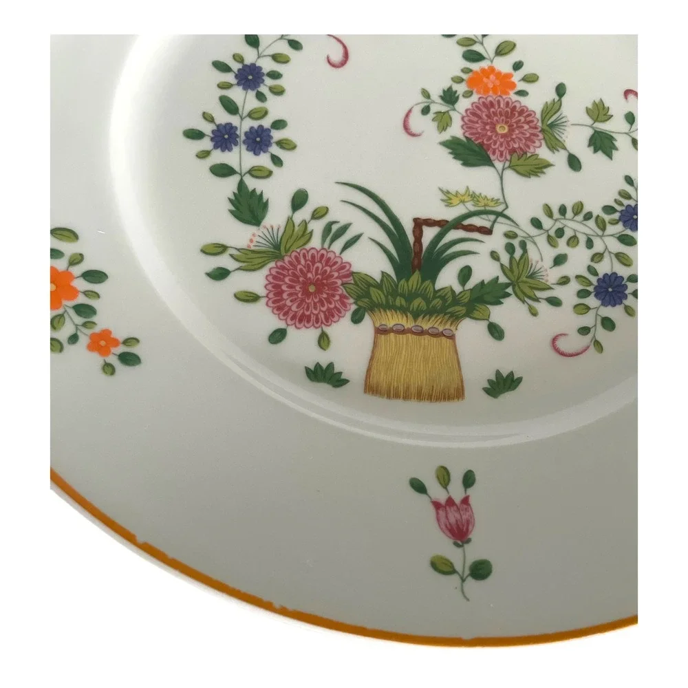Ceralene Raynaud Limoges Panier Chinois Chinese Basket Celadon Dinner Plate